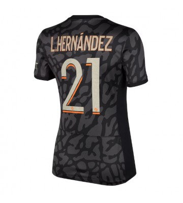Paris Saint-Germain Lucas Hernandez #21 Tredje trøje Dame 2023-24 Kort ærmer